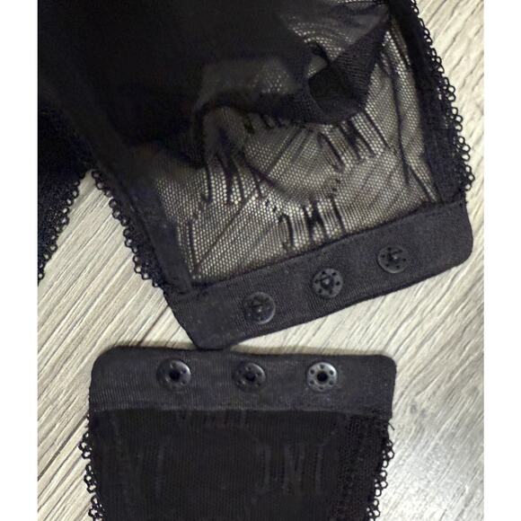 INC Concepts Logo Bodysuit Sheer Lace Cup Lingerie Teddy - Black Size XL - $50 - Picture 9 of 11